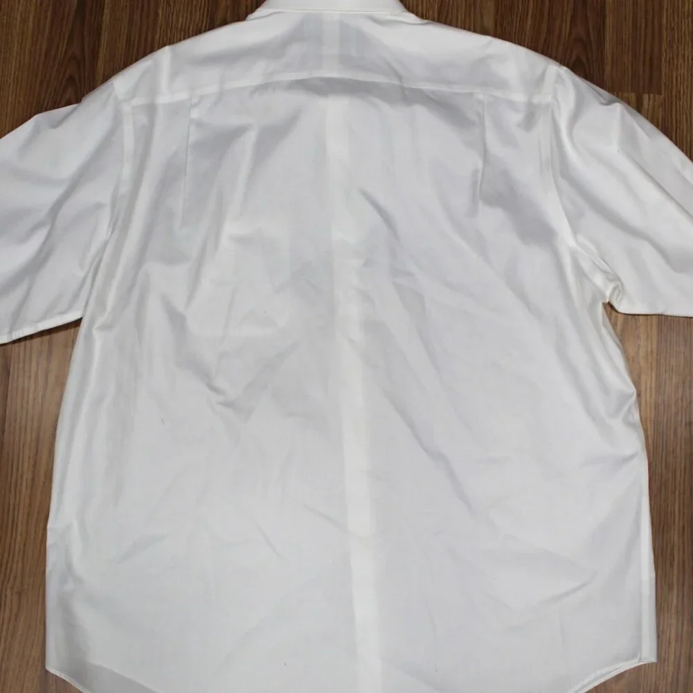 CHARLES TYRWHITT CLASSIC FIT 100% COTTON SHIRT WHITE Sz 18 | 2X-LARGE, XXL - Picture 4 of 4